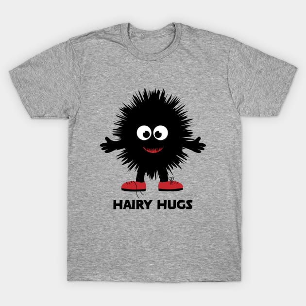 Hairy Hugs T-Shirt by HelenDesigns